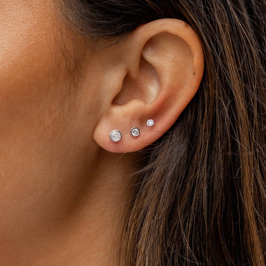 Elixir Stud Set: Silver