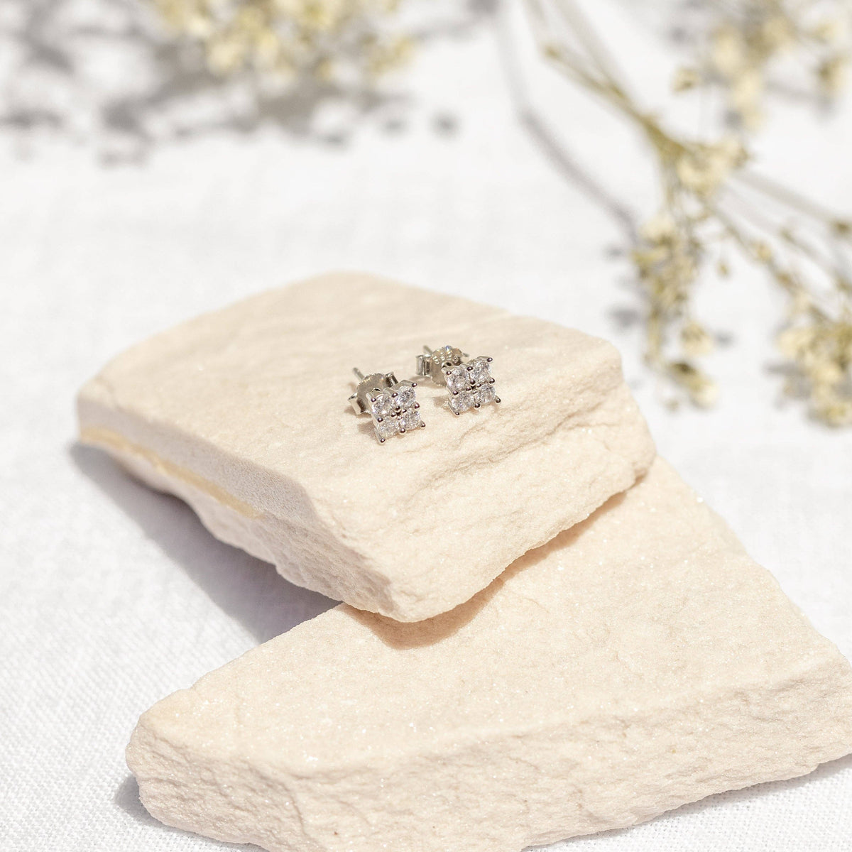 Gemini Studs: Silver