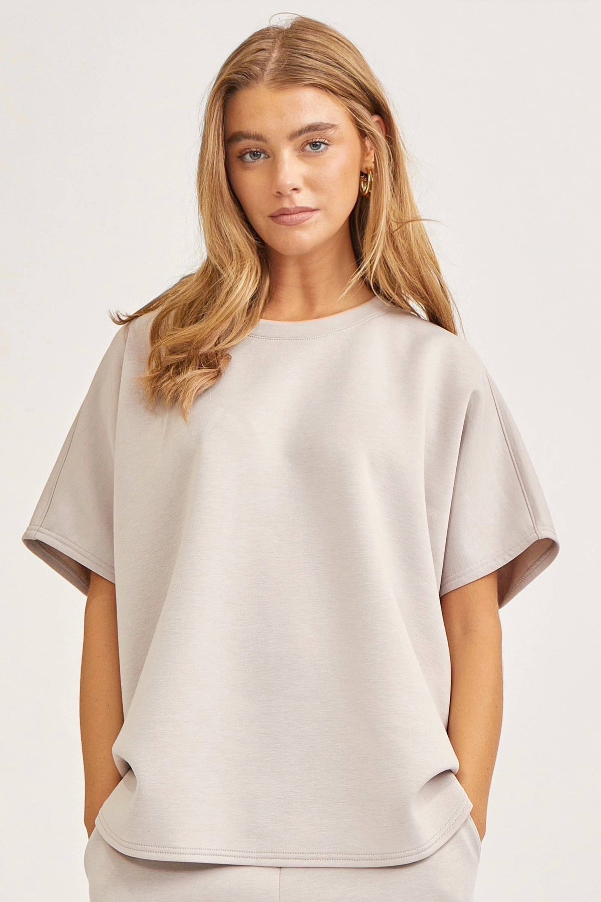Dear Scarlett Modal Set in Sand Grey