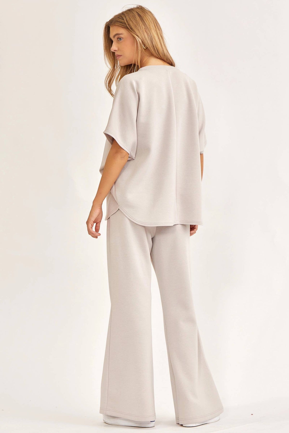 Dear Scarlett Modal Set in Sand Grey