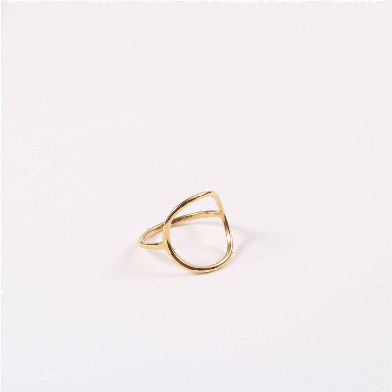 Ocean Ave Ring: Gold / 7