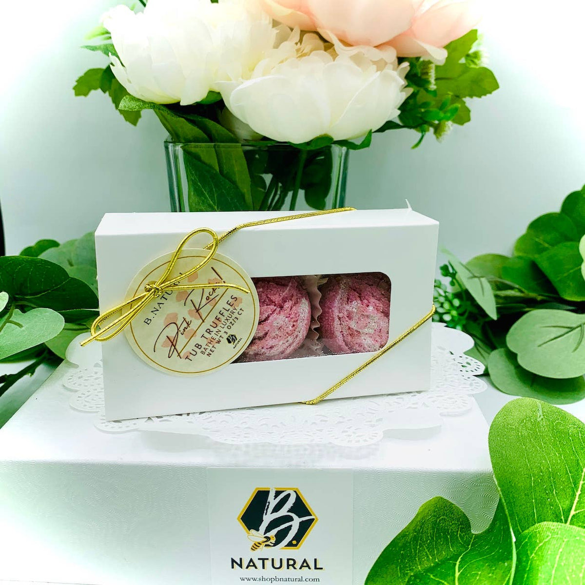 Pink Rocks| Tub Truffles| 3 Ct Gift Boxed