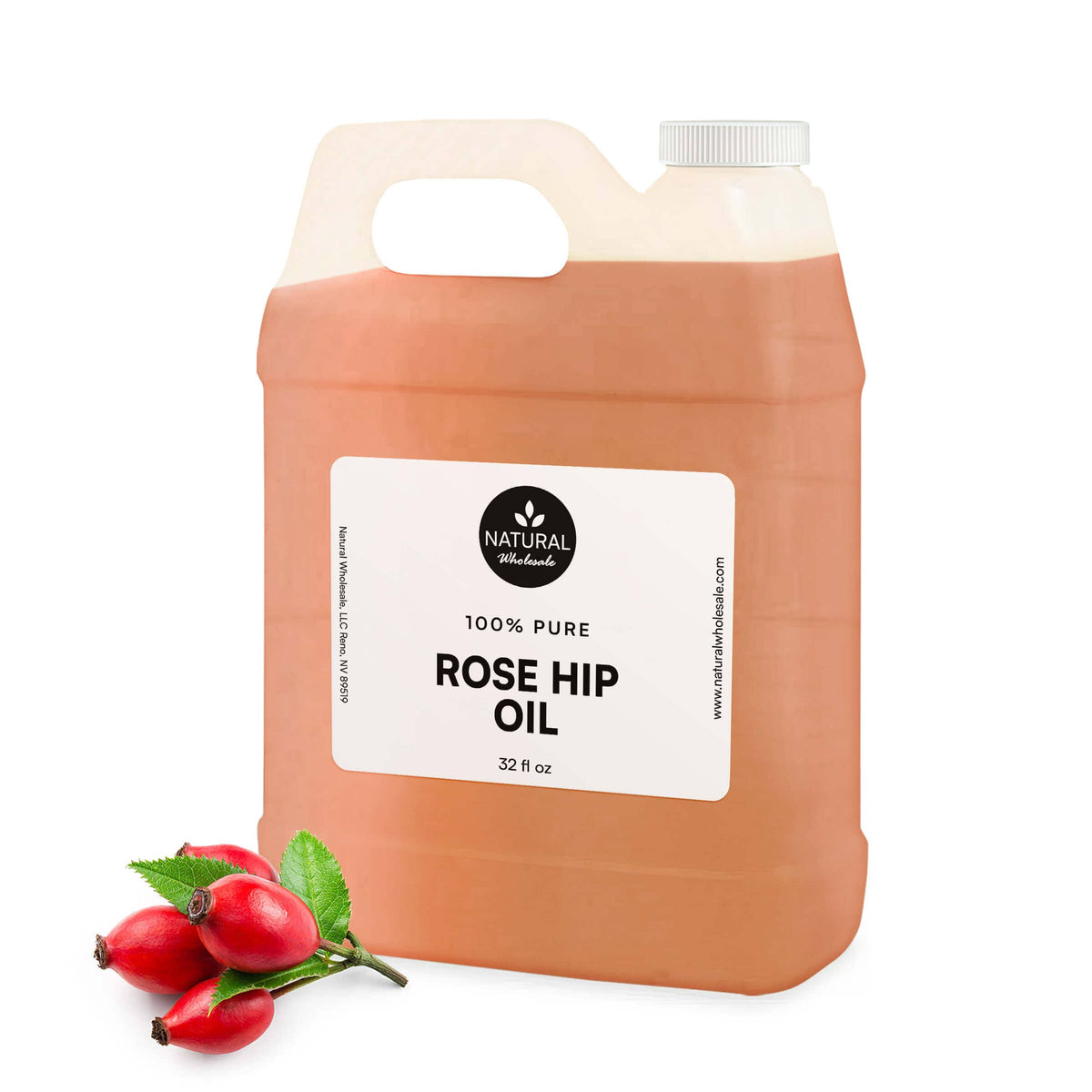 Rosehip Oil - 100% Pure Cold Pressed Vegan : Plastic / 16oz