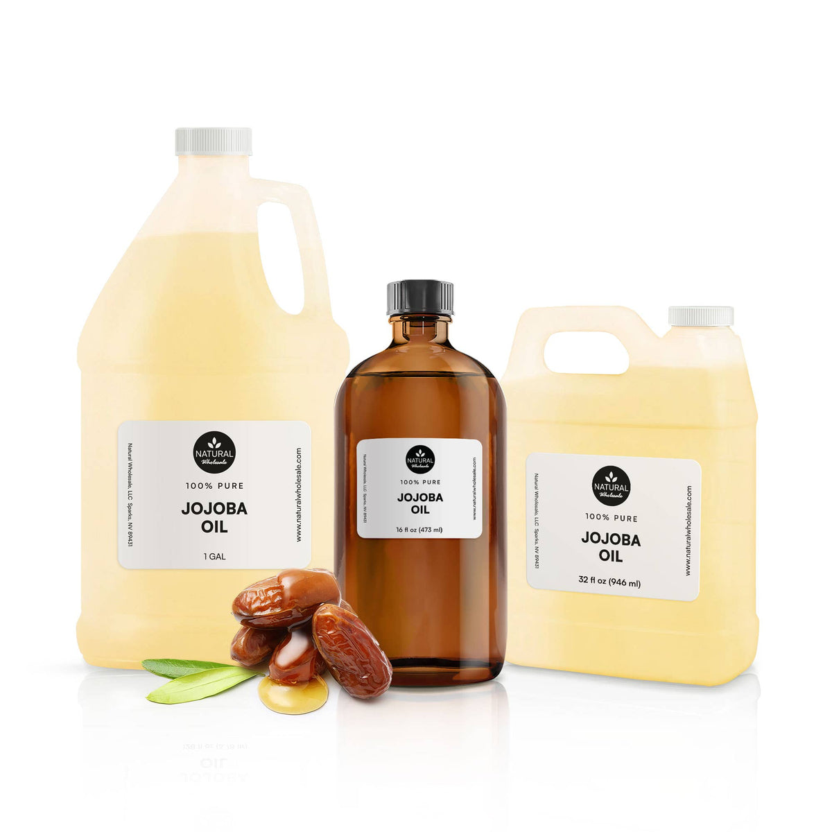 Jojoba Oil - 100% Pure Unrefined Cold Pressed Oil: Plastic / 16oz