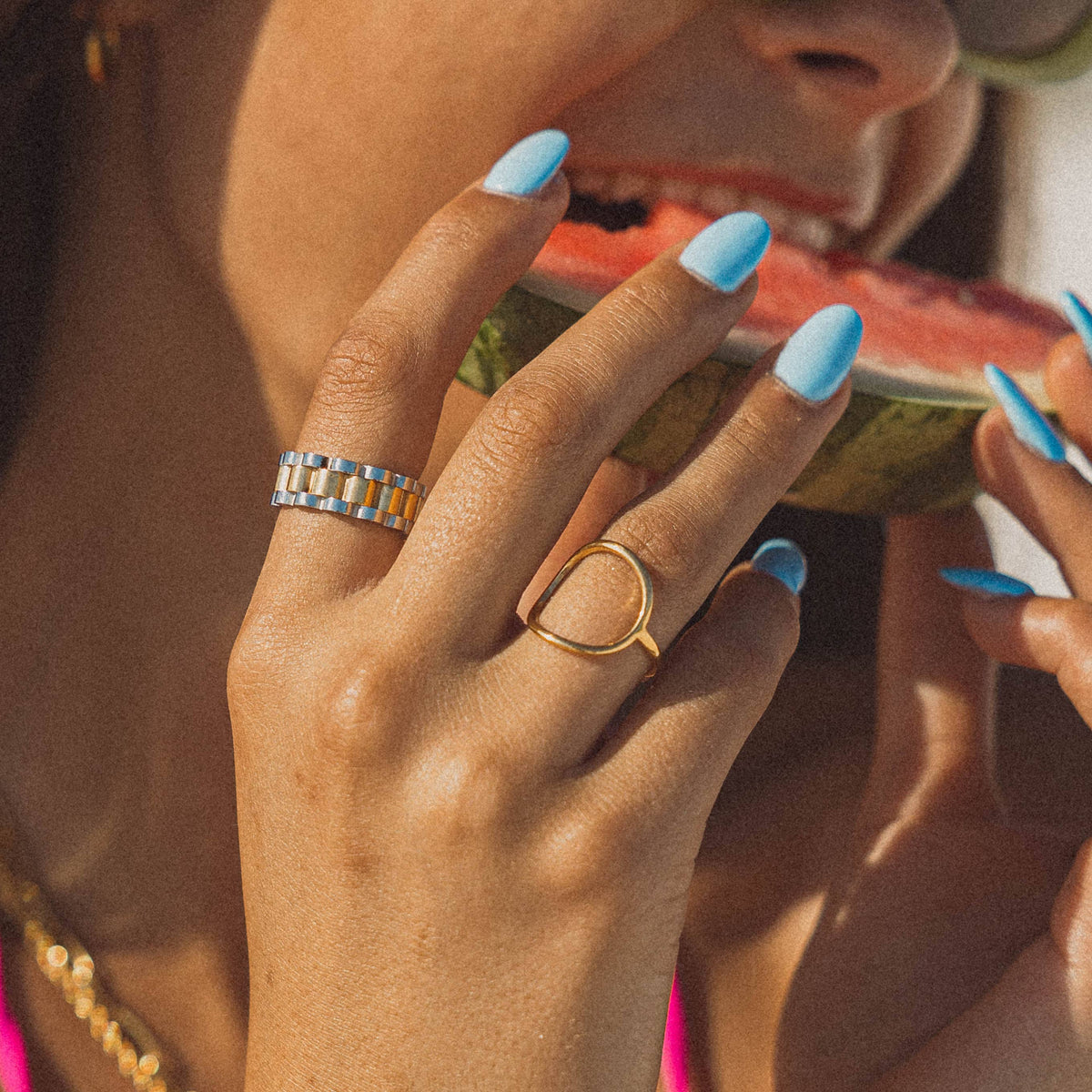 Ocean Ave Ring: Gold / 7