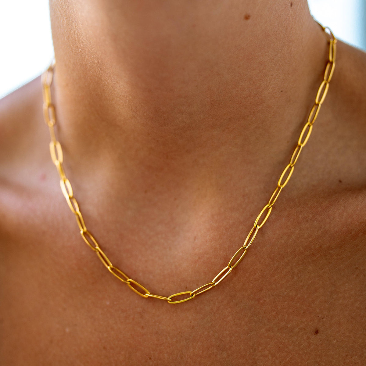 Everly Necklace: Gold