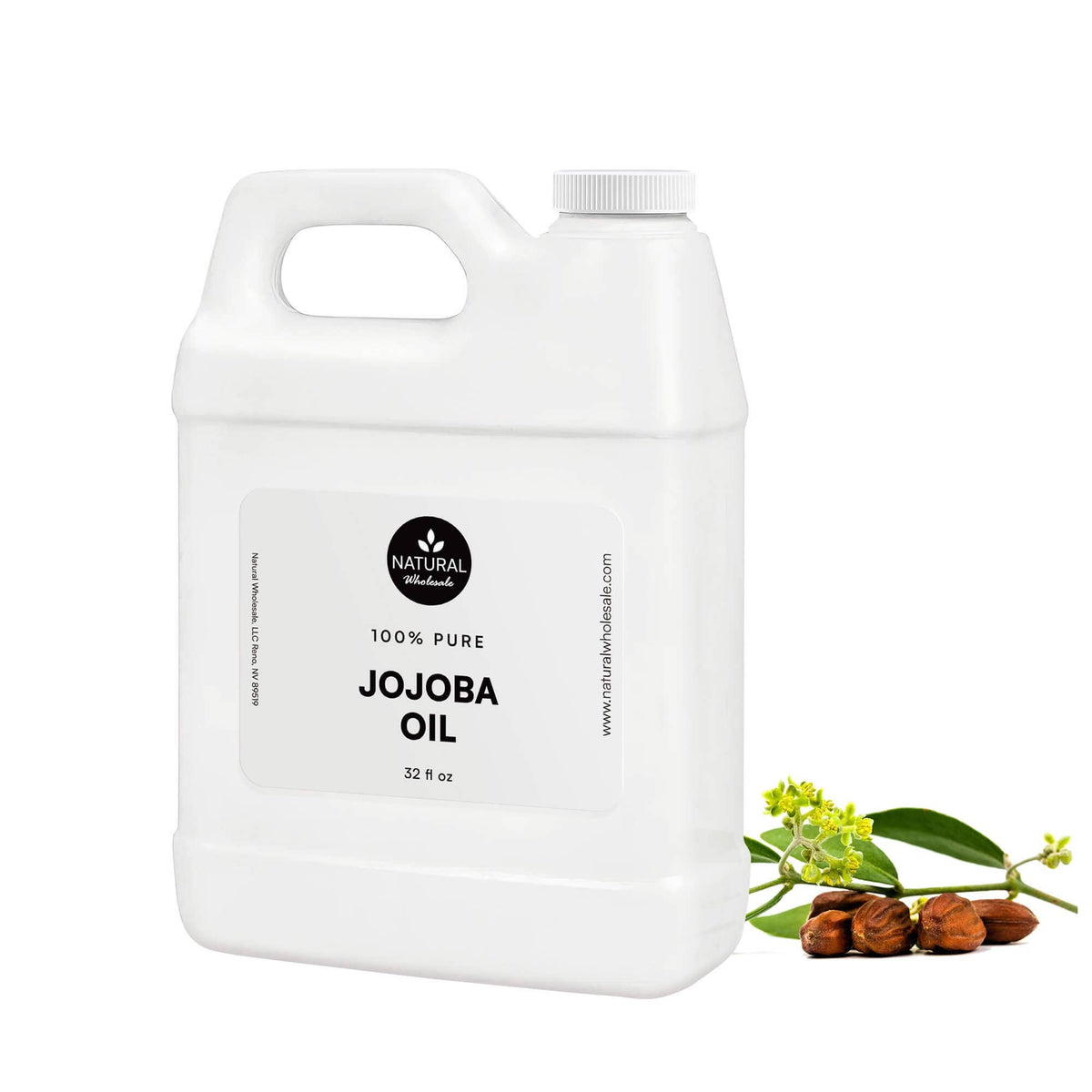 Jojoba Oil - 100% Pure Unrefined Cold Pressed Oil: Plastic / 16oz