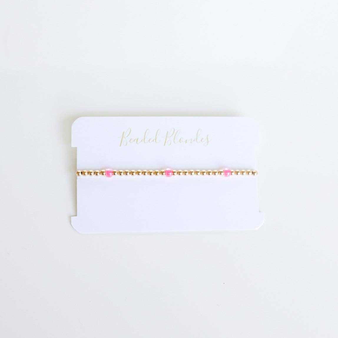 Hot Pink Poppi Bracelet: Standard 6.75 inch