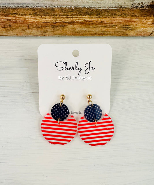 Country Pride Dangles by Sherly Jo Designs