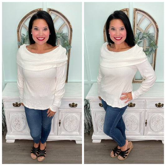 Clara Sweater in Ivory